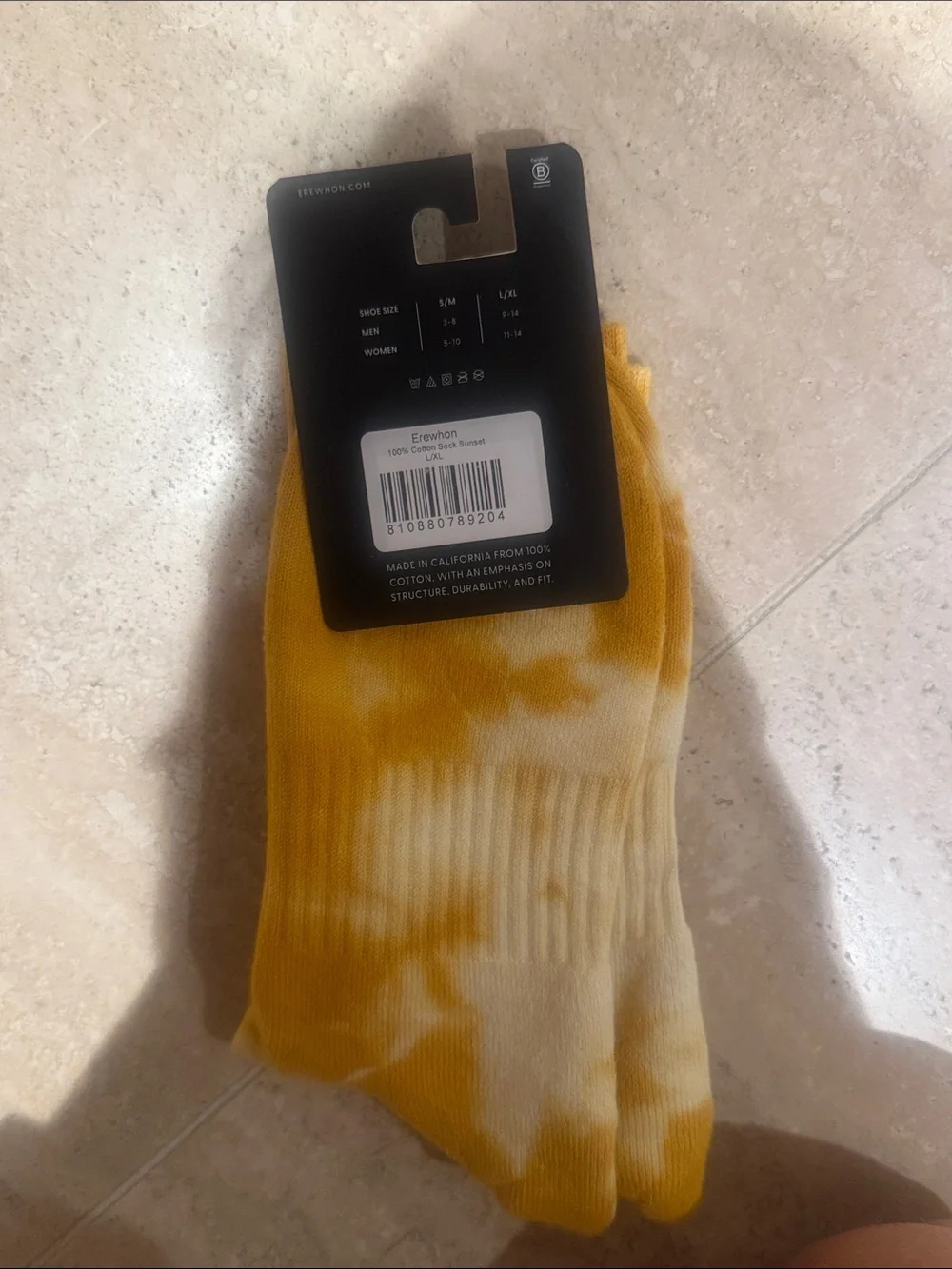 Erewhon Tie-Dye Crew Socks